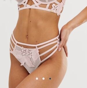 Bluebella Nikita Thong Pale Pink Size XS NWT